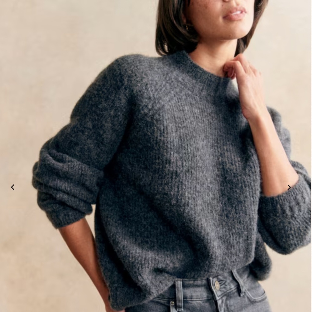 OTIS JUMPER Sezane Charcoal Grey
